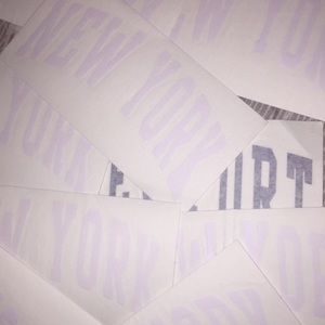 10 Brandy Melville iron on stickers.